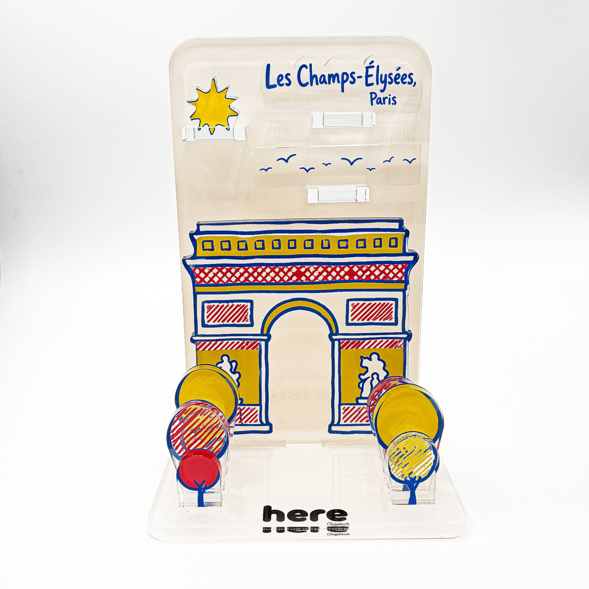 Les Champs-Élysées — Line Art