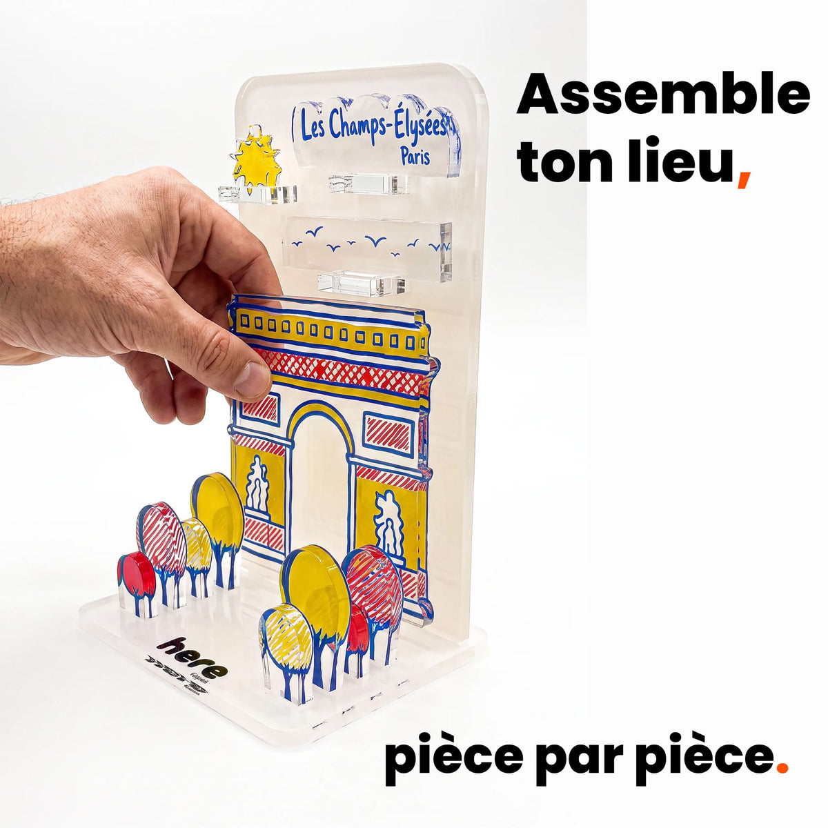 Les Champs-Élysées — Line Art
